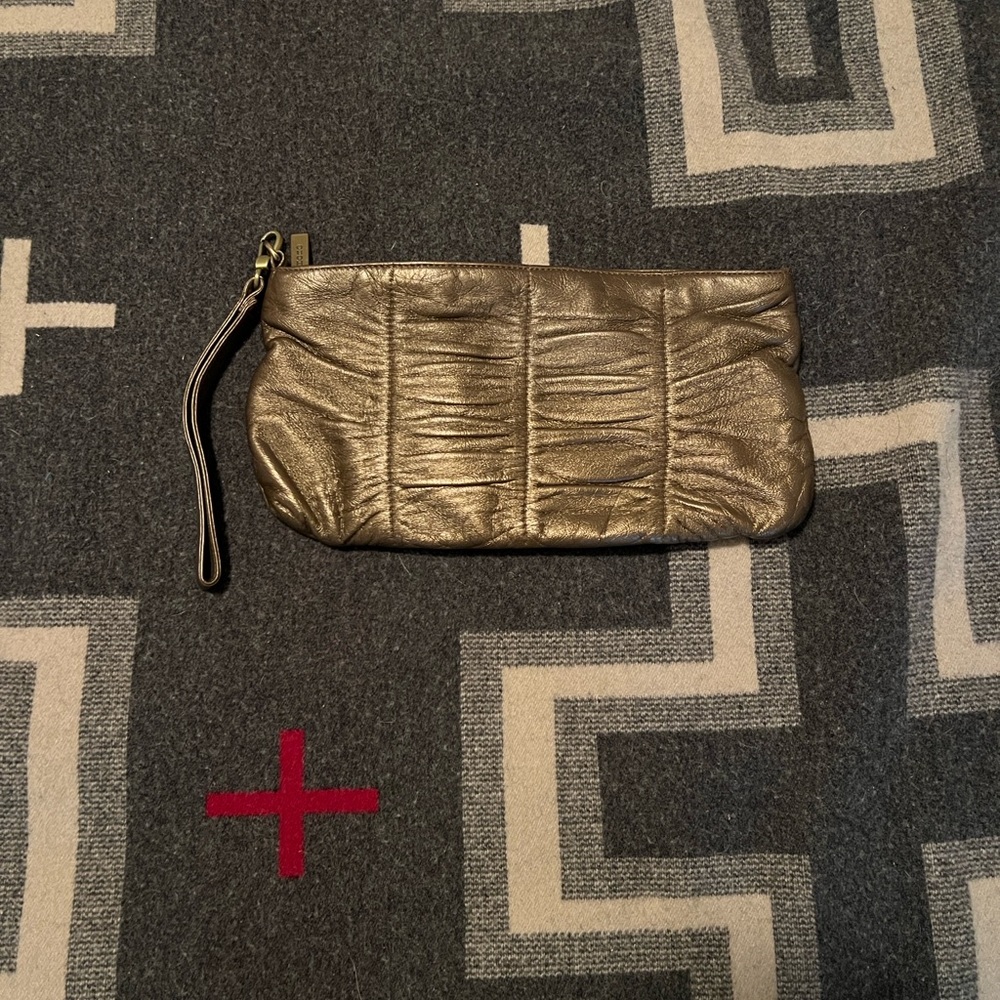 Hobo International Bronze Clutch Bag